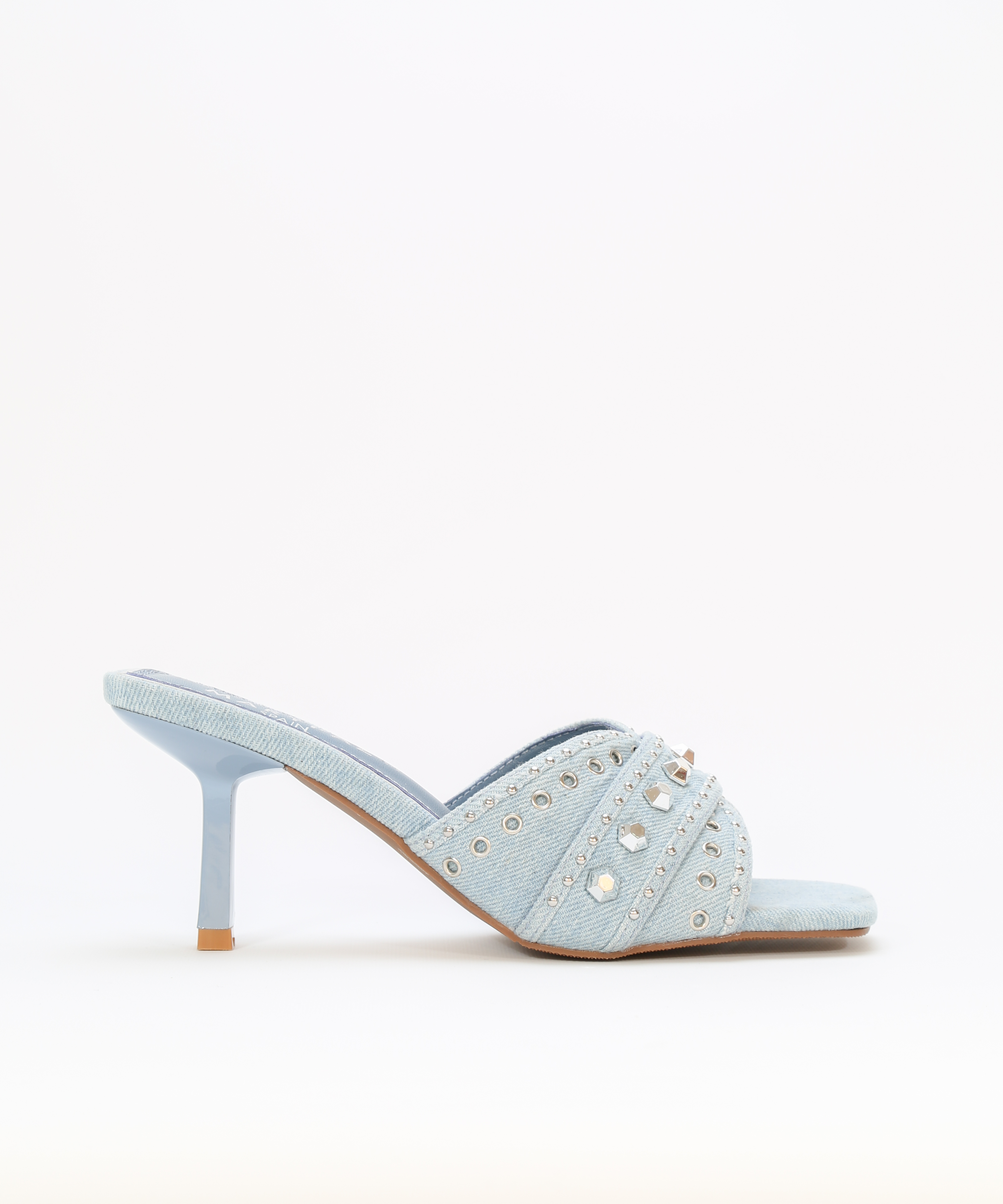 Sandalias tacón tachas image number null